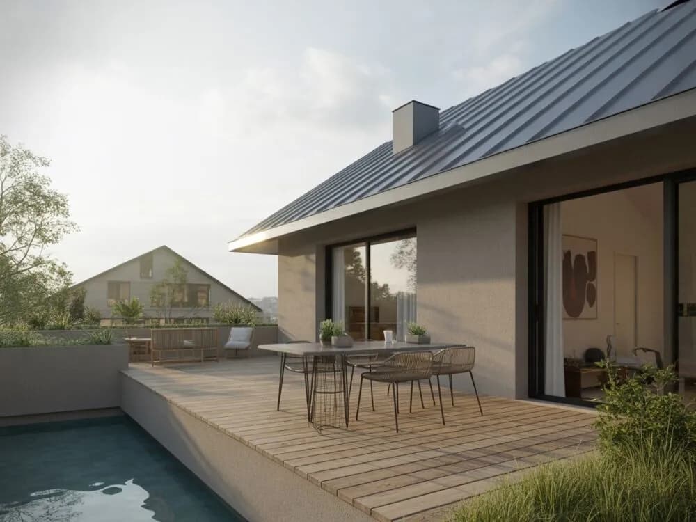 Zadaszenie tarasu jaki spadek – klucz do skutecznego odprowadzania wody